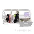 Accessoires de décoration de bureau pour organisateurs d&#39;échelles blanches